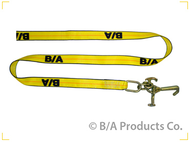 B/A Replacement Tie-Down Strap with Mini J, R, and T Hooks