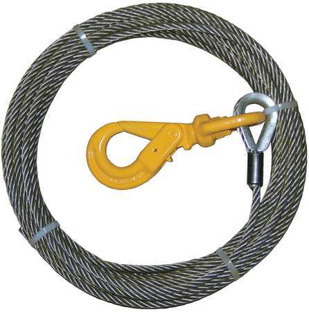 B/A Winch Cable, Steel, 3/8 In. x 100 ft.