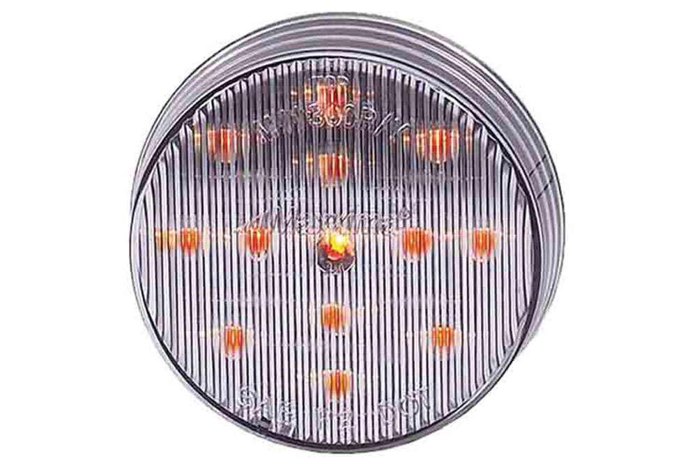 Maxxima 2 1/2" Round Clearance Marker Light w/ Clear Lens & 10 LEDs